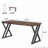 55 Inches Modern Writing Desk With Z-Shaped Metal Legs-952258782