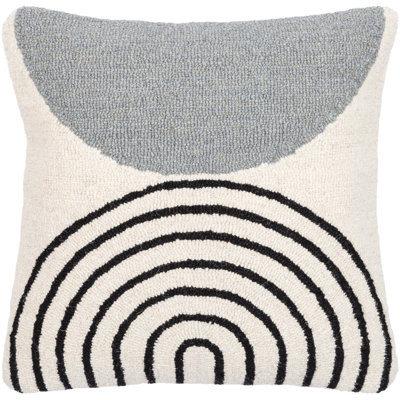 Hannover Geometric Wool Blend Reversible Pillow Cover