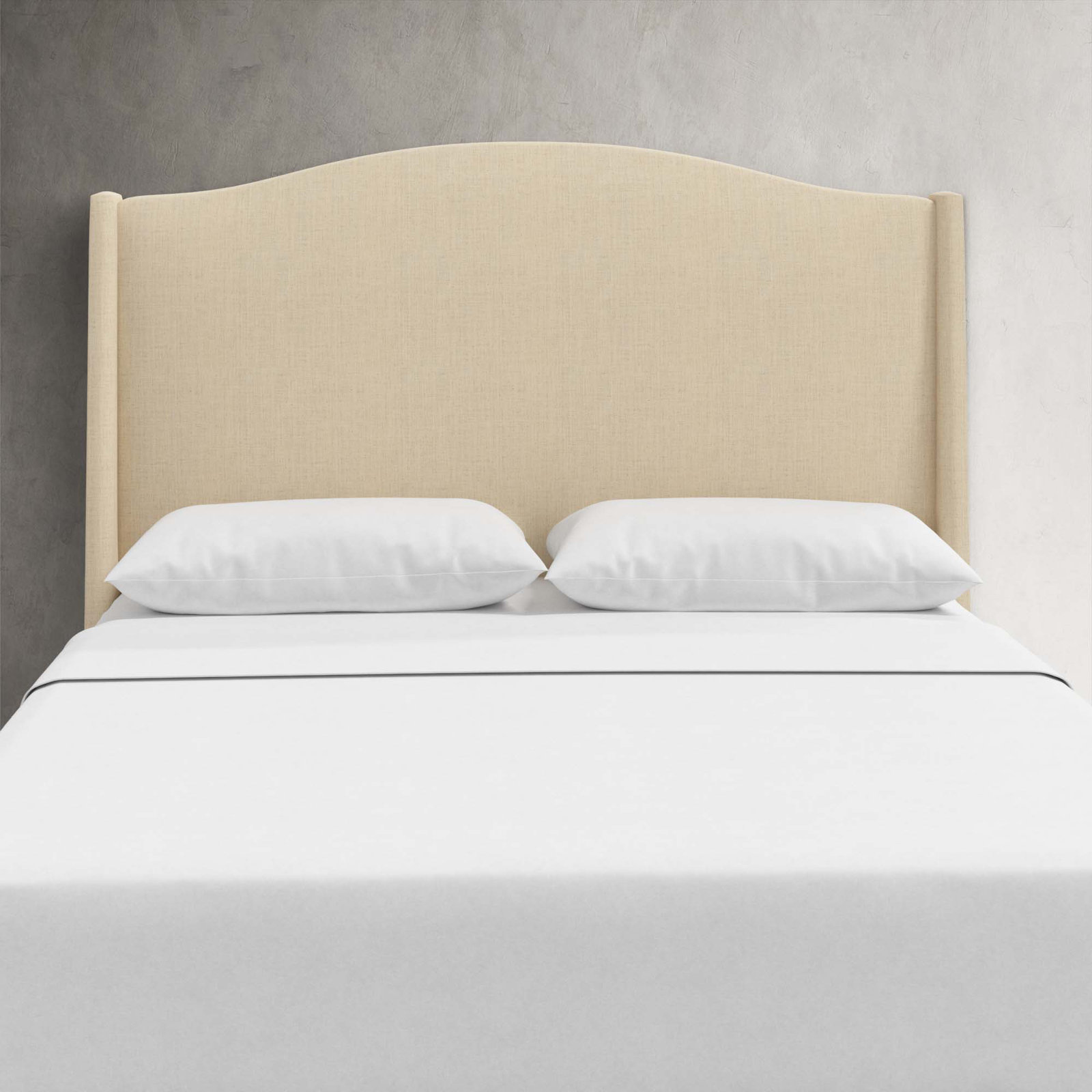 Byrd Cotton Headboard, Twin, Classic Linen Linen