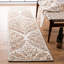 Ikat Handmade Tufted Wool Ivory / Brown Area Rug-1586602594