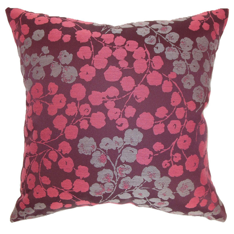Coussin Fleur, 20 po x 20 po, Pas de remplissage