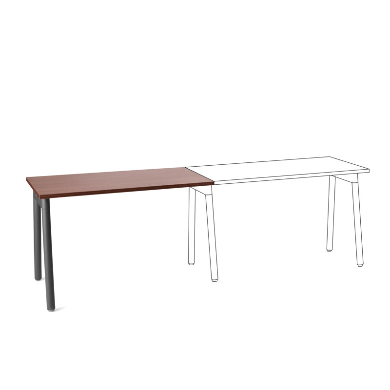 Bureau simple Series A, H 29 po x L 47 po x l 29 po, Blanc