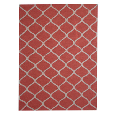 Wool Geometric Indoor Rug