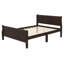 Lit plateforme en bois Marian avec tête de lit et support à lattes en bois, cadre de lit avec tête de lit -102792606-123034781