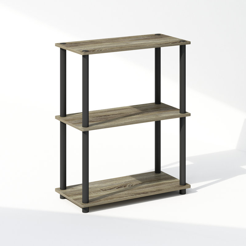 Etagere Bookcase, French Oak/Black