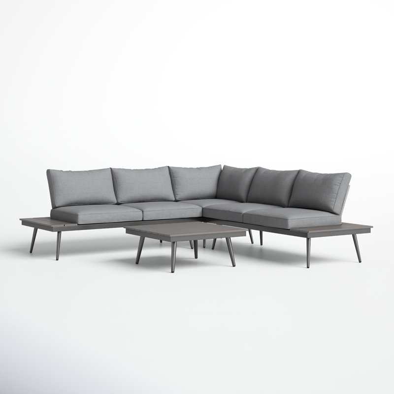 Phantom 4 - Person Patio Seating Group, Natural