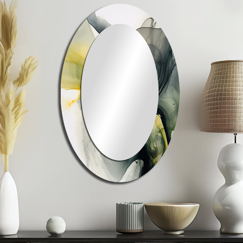 Maratea - Abstract Metal Mirror, 36" x 24"