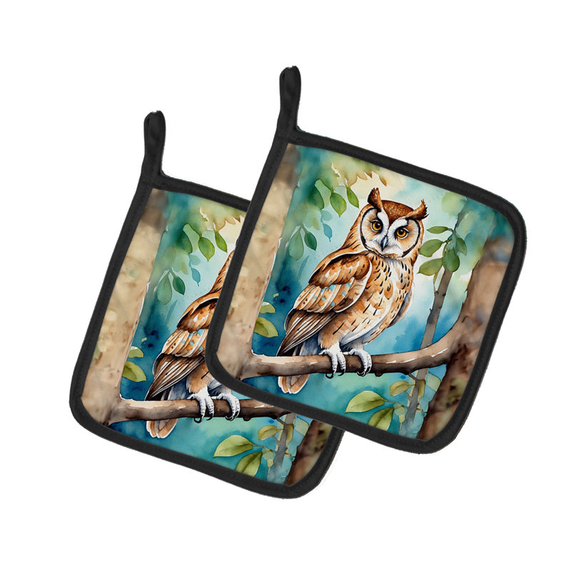 Paire de poignées Oriental Bay Owl