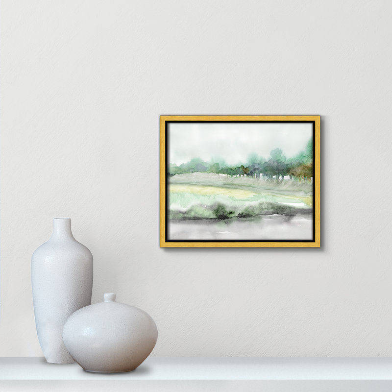 «Season Of Summer - Floater Frame», reproduction d'art sur toile, H 9,5 po x l 11,5 po x P 2 po, Toile dorée