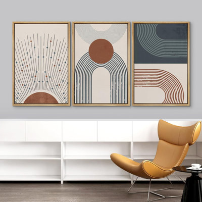 Mid Century Modern Boho 3 - Pieces