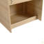 Meuble-lavabo mural 36 po avec lavabo en céramique et tablettes de rangement et 1 porte à fermeture en douceur, emballage KD, contreplaqué