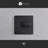 Rift Collection Shower System: 8" Square Rain Shower Head, Tub Spout, & Rough-in Valve Included - Matte Black-47489198