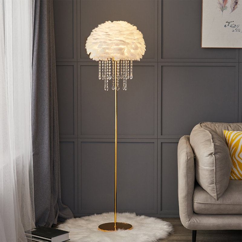 Lampe sur pied de luxe rétro