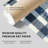 Abstract Blue Plaid Pattern VI Modern Unframed Art Print-1864970216