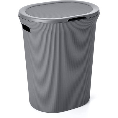 Ribbed Laundry Hamper 1.15 Bushel 40 Liter