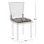 Chaise d'appoint capitonnée Orlaith