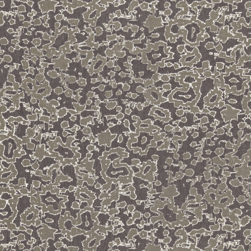 Tissu en lin Rain Dance, Anthracite