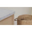 Meuble-lavabo double en bois massif de 66 po avec plateau en marbre de Carrare de 1,5 po Thornaby-1047605995-1008703726