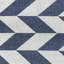 Tapis bleu / blanc rectangulaire en coton tissé à plat à motif géométrique rectangulaire Amberjo - 5 pi x 8 pi-1813029147