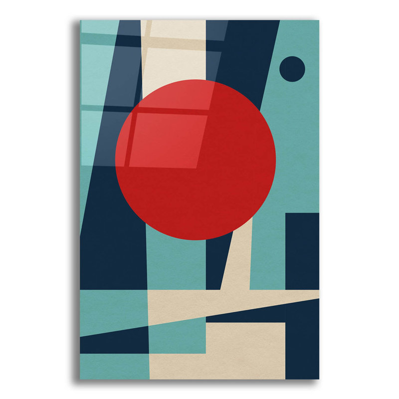 «Mid Century Modern 3» sur plastique / acrylique par Gary Williams, H 16 po x l 12 po x P 0,13 po