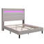 Grand lit plateforme tapissier 50 "avec lumières DEL Cendi, gris-1083879648-1083879581