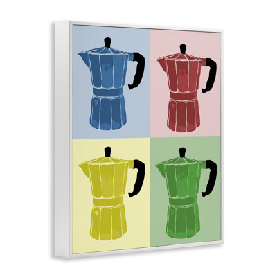  «Coffee Espresso Pop Style», estampe numérique encadrée par Daniela Santiago
