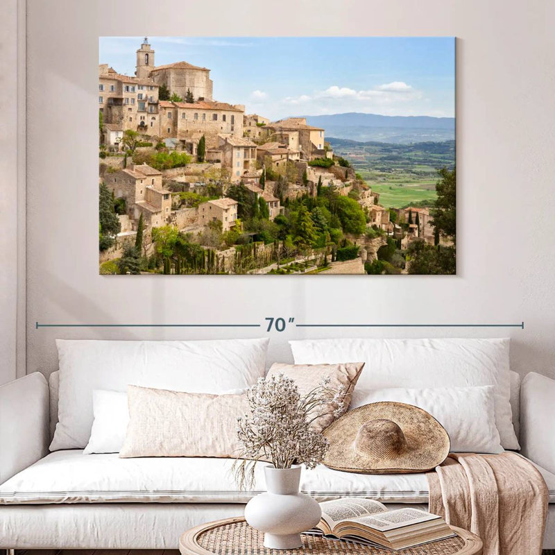 Gordes en France, H 34 po x l 51 po