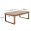 Table basse d'extérieur en bois d'acacia Azurel