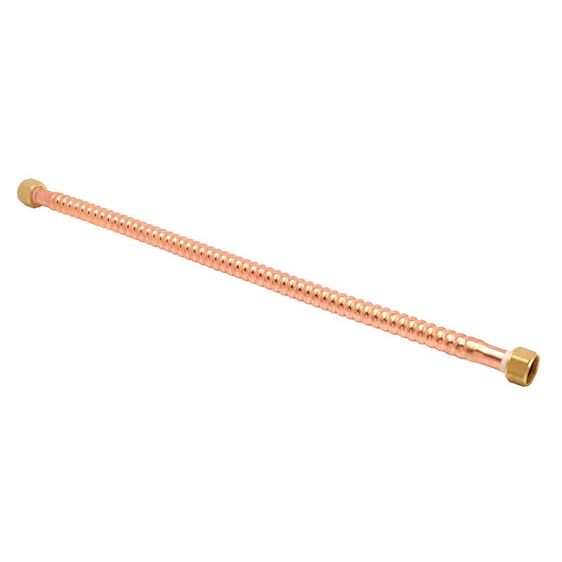 Conduite d'alimentation pour chauffe-eau Prime-Line, 3/4 po x 24 po, cuivre (paquet simple)