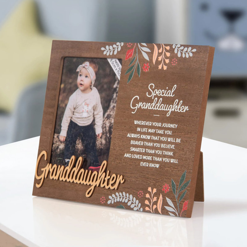 Hazella Tan Solid + Manufactured Wood Picture Frame