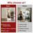  75"x28" Full Length Mirror with Lights, Standing Mirror Lighted Full Body Mirror with White Frame, Shatterproof Glass, 3 Color & Dimming, Memory Function, for Dressing Room, Cloakroom-1001463147