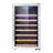 Kalamera Freestanding Refrigeration Single Zone 19.3 " Freestanding 50 Bottle Wine Refrigerator