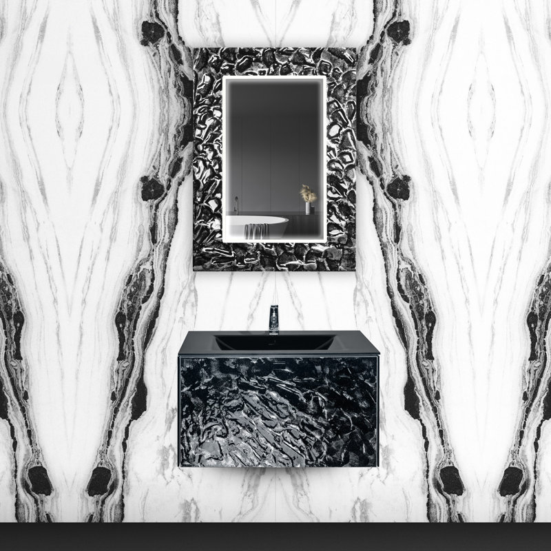 Felvy 32'' W Single Vanity, Black, Black
