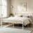 Queen Bed Frame Metal Platform Bed Frame with Headboard & Footboard,  Mattress Foundation ,No Box Spring Needed-657661342-558640282