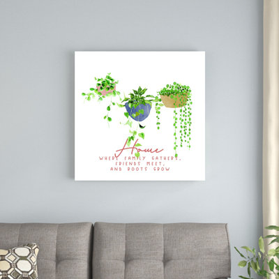 Impression sur toile Home Home