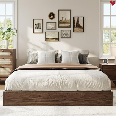 Lit plateforme Wood