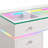 Pre-assembled Vanity Set with High-Definition Glass Top, LED Mirror, Power Outlet, 13 Drawers & Crystal Knobs-894317933
