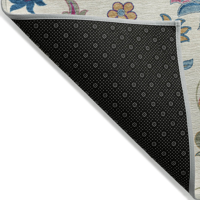 Tapis intérieur / extérieur lavable en lin Aveline , 10 pi x 14 pi