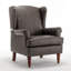 Alekzandra Faux Leather Armchair-230652170