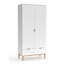 Oswaldo 2 Door Wood Wardrobe