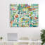 Mouvement courbe bleu et vert Chaos-66798273-66798279