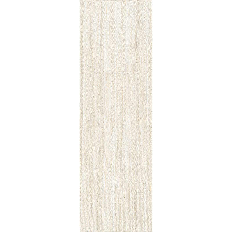 Tapis Cruise Natural en jute, Tapis de couloir 2 pi 6 po x 8 pi