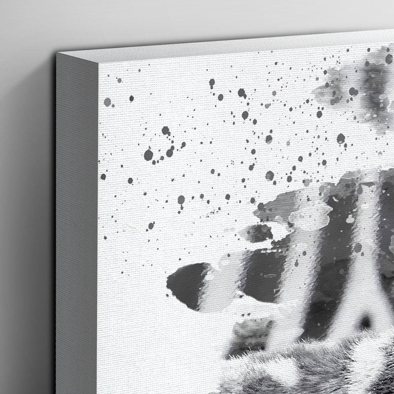 Zebra Stripes - Wall Art, 35cm H x 50cm W, Wrapped Canvas