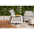 Santorini Swivel Chair Set