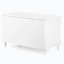 Banc de rangement en bois manufacturé Hudnell