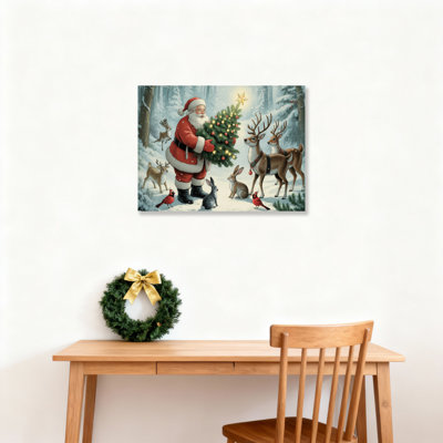 Santa Claus  Canvas Wall Art