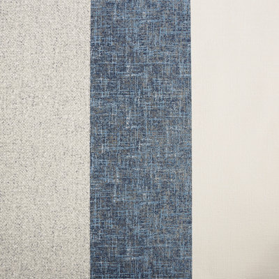 Meadow Stripe Teal / Rose Gold Wallpaper