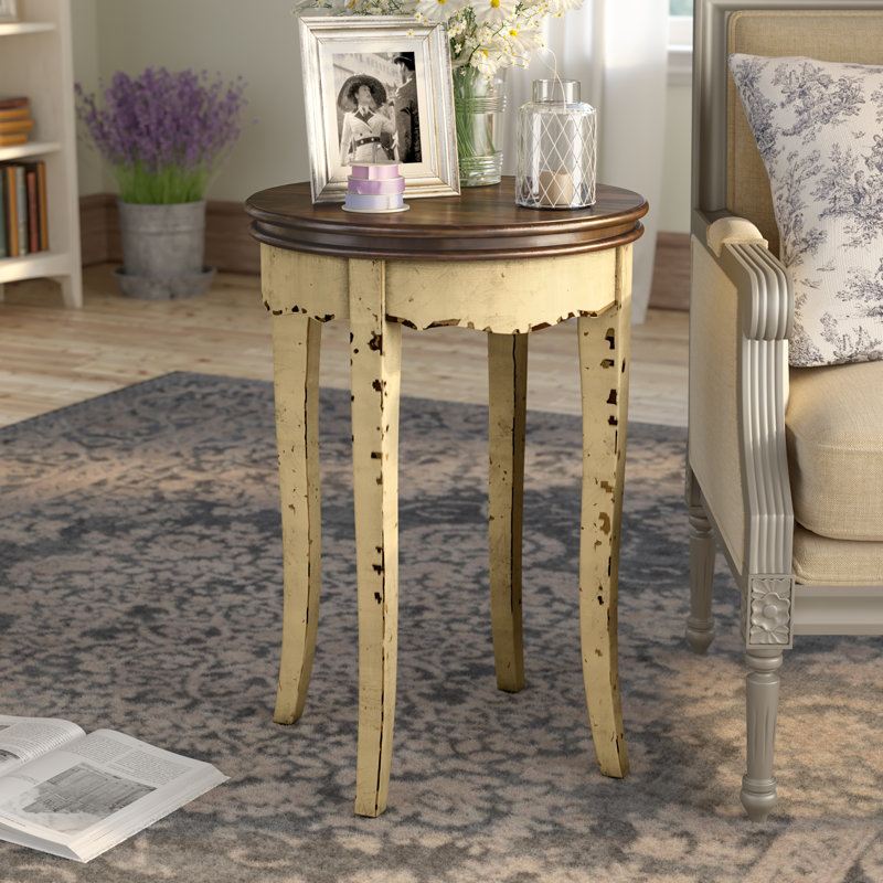 Ardin End Table, White