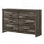 Mobilier de chambre à coucher 1 tiroir rustique contemporain à cinq tiroirs de rangement-736520945
