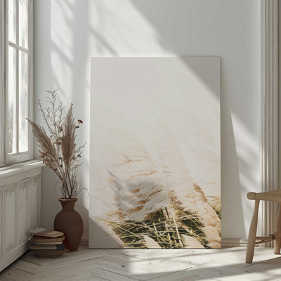 Impression sur toile Soft Pampas Plumes